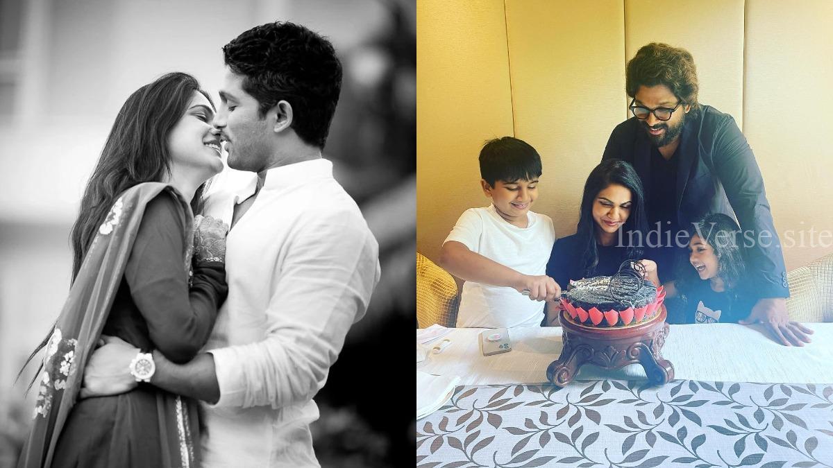 Аллу Арджун и Снеха Редди