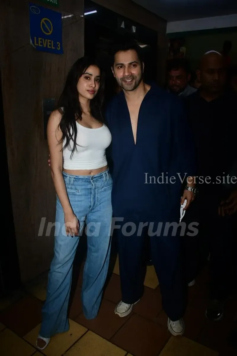 Джанви Капур и Варун Дхаван