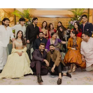 Арджун и Бони Капур на помолвке Аншулы Капур