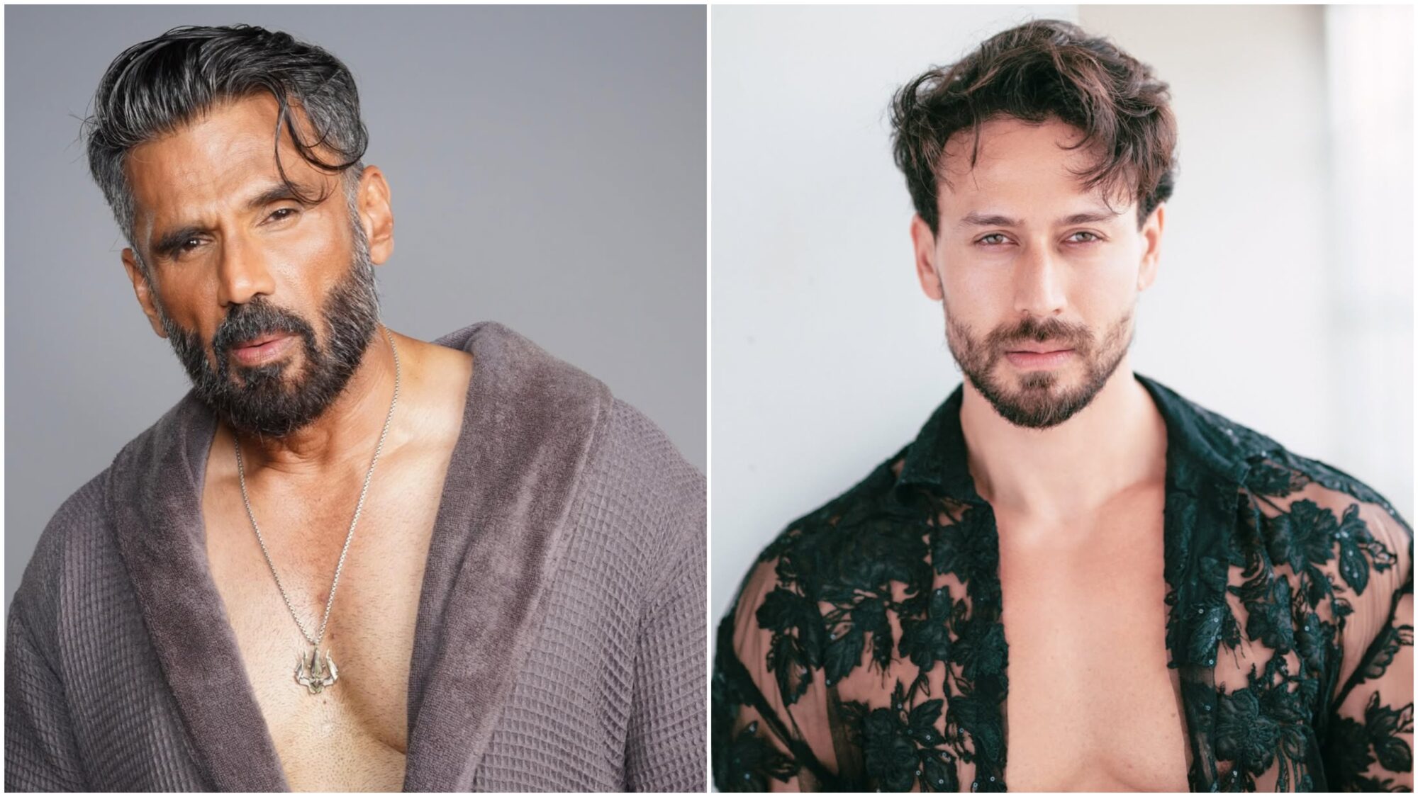 Сунил Шетти и Тайгер Шрофф